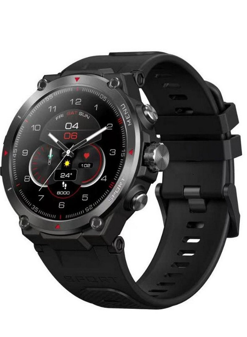 Zeblaze Stratos 2 Amoled Display Smart Watch - Black