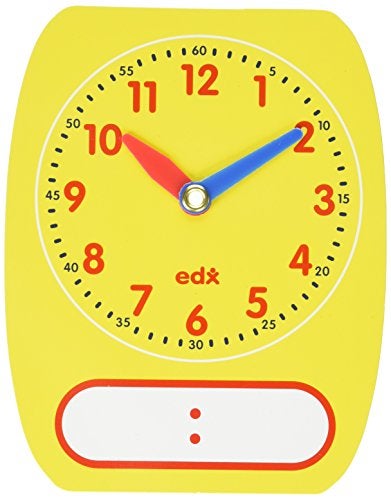 5-Piece Write-On/Wipe-Off Clock Set 2-510W