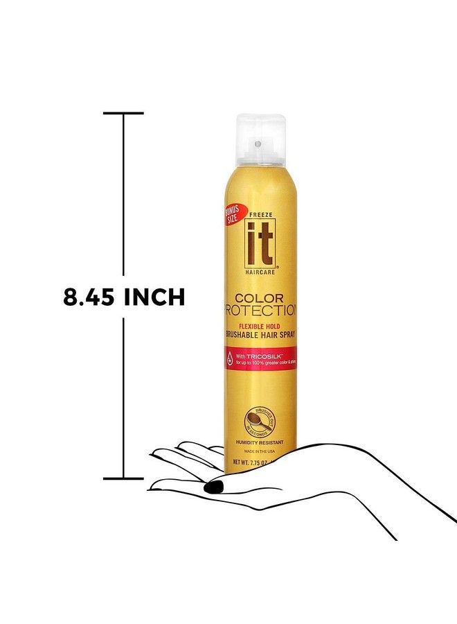It Haircare Freeze Color Protection Flexible Hold Brushable Hair Spray 7.75 Oz (T641)
