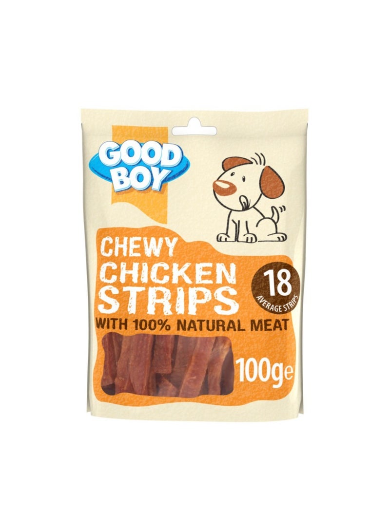 Goodboy Chewy Chicken Strips 100G pack of 7