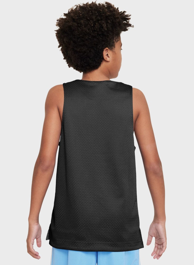 Logo Jersey Tank Reversible Vest