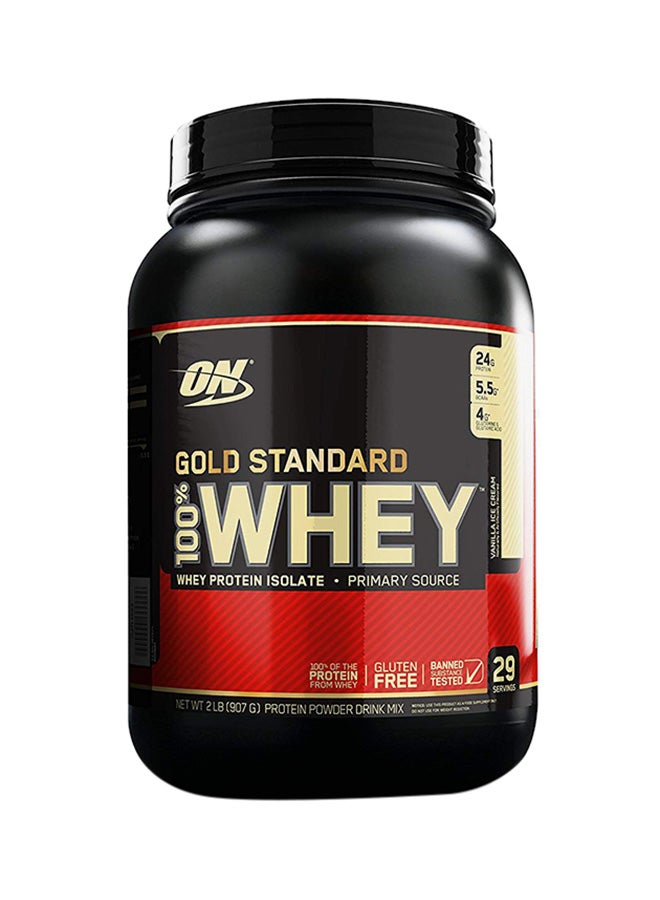 Gold Standard 100 Percent Whey Protein - Vanilla Ice Cream - 907 Gram