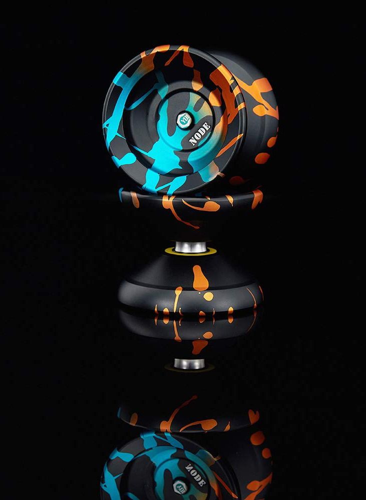 Y01 Professional Yoyo Alloy Unresponsive Yoyo, 10 Ball Stainless KK Bearing Yoyo, Long Spinning Time Prettiest for Advanced Player Yoyo for Kids Beginner with Glove Bag and 5 Yoyo Strings