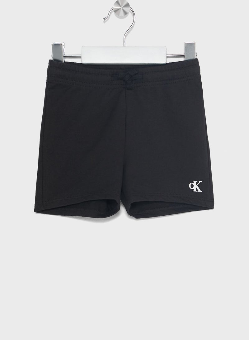 Kids Gradient Logo T-Shirt & Shorts Set