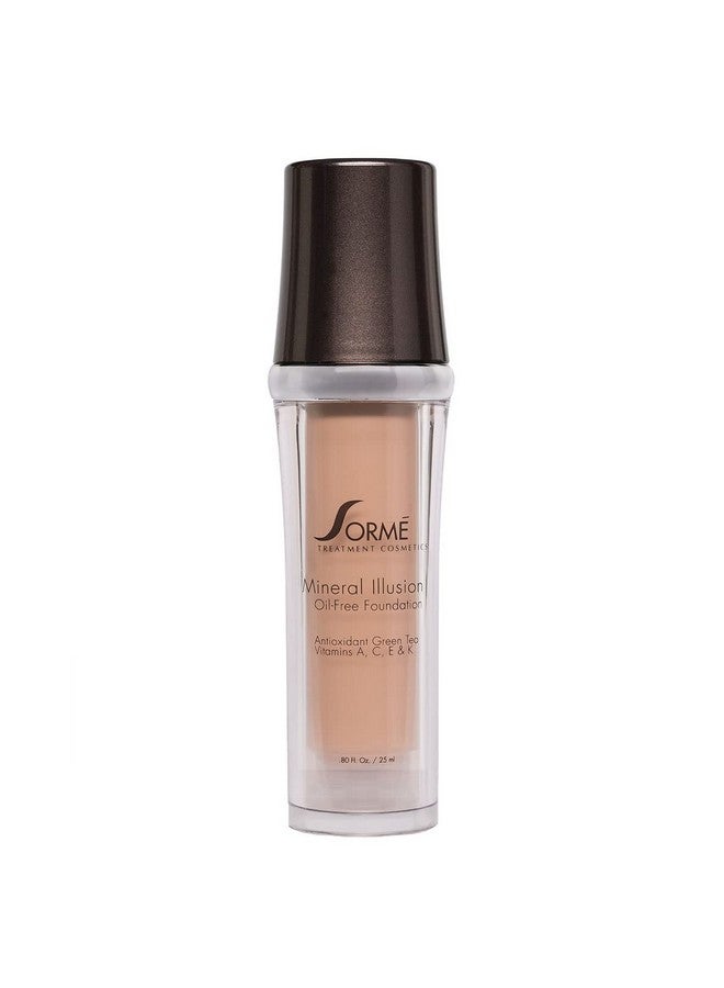 Sorme Mineral Illusion Foundation Oil Free Liquid Foundation With Nonchemical Sunscreen Protection 25 Ml