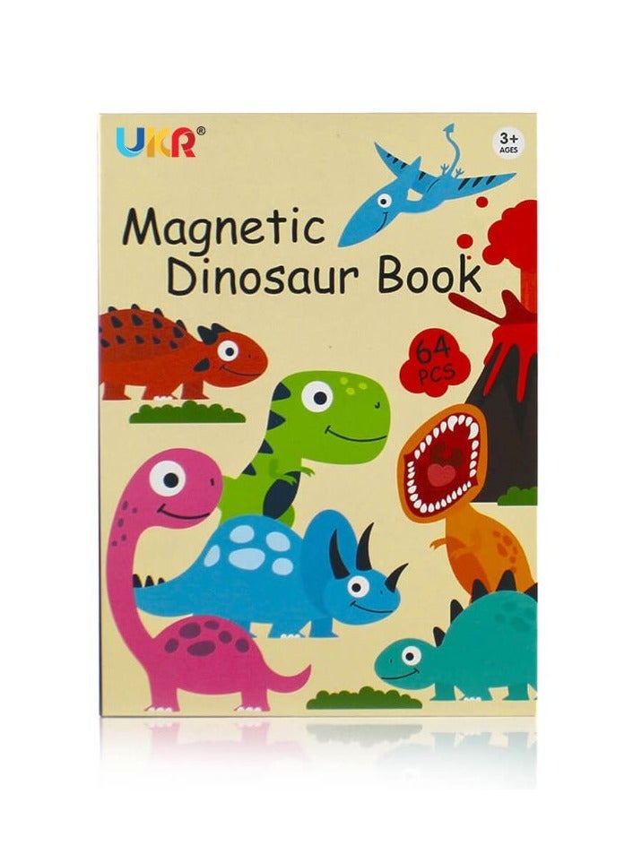 Magnetic Dinosaurs Puzzle Book for Kids 48 pc
