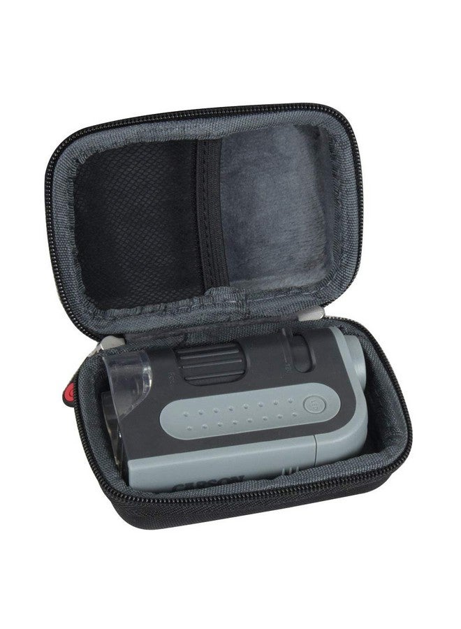 Hard Travel Case For Carson Microbrite Plus 60X120X Power Led Lighted Pocket Microscope (Microscope Is Not Included)