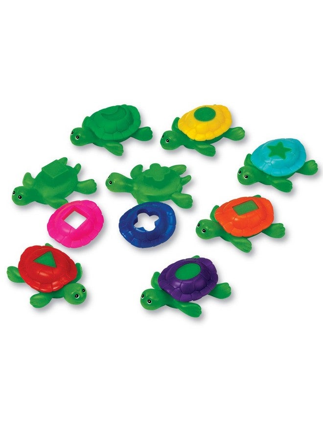 Shape Shell Turtles Set Of 8Multicolor5