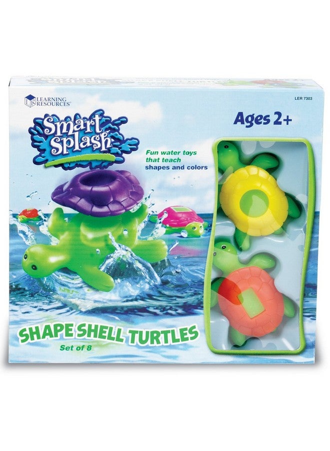 Shape Shell Turtles Set Of 8Multicolor5