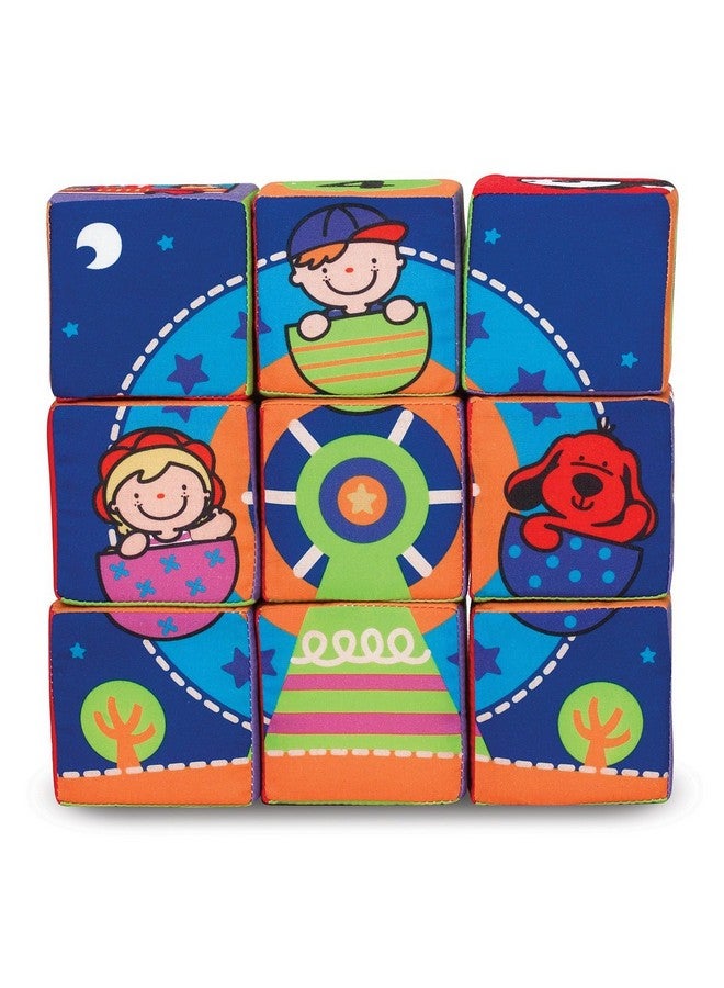 Matching & Build Blocks K'S Kids Baby Toy Series & 1 Pair Of Baby Socks Bundle (09167)