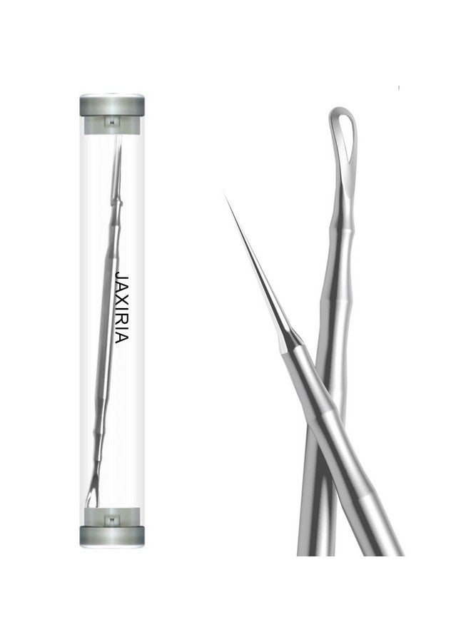Pointed Blackhead Removal 2In1 Acne Extractor Tool Durable Stainless Steel Whitehead Remover For Face Nose