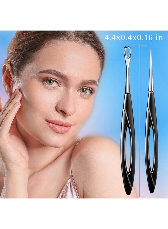 2 Pack Pimple Popper Tool Blackhead And Blemish Remover Extraction Tools For Estheticians Professional Pore Extractor Tools For Nose & Face