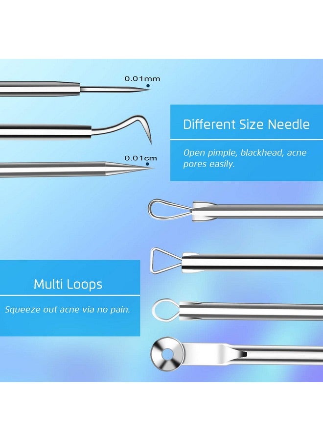 Best Blackhead Remover Blackheads Blemish Removing Acne Whitehead Removal Kit Pimple Comedone Extractor Tool Popper Pimples Treatment With Tweezers Risk Free For Face Forehead Nose