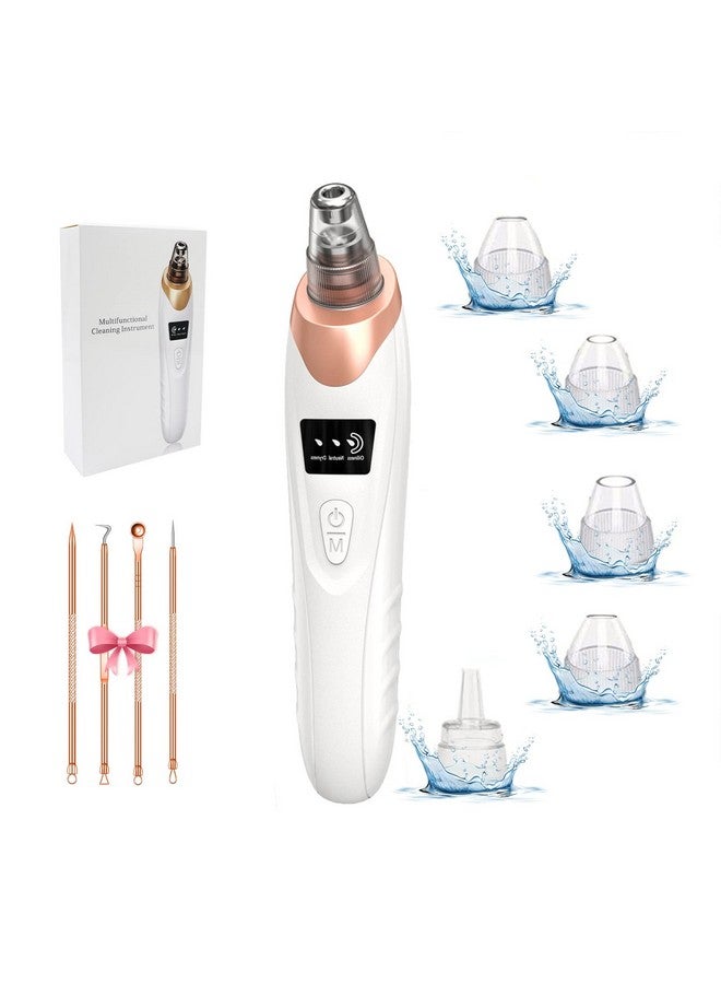 2024 Newest Blackhead Remover Pore Vacuumfacial Pore Cleaner5 Suction Power5 Probesusb Rechargeable Blackhead Vacuum Kit Electric Acne Extractor Tool For Adult