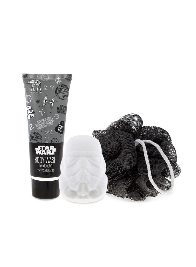 Star Wars Wash Bag Set Including Body Wash Fizzer And Cleansing Puff Great Gift Relax & Unwind Stay Fresh On The Go