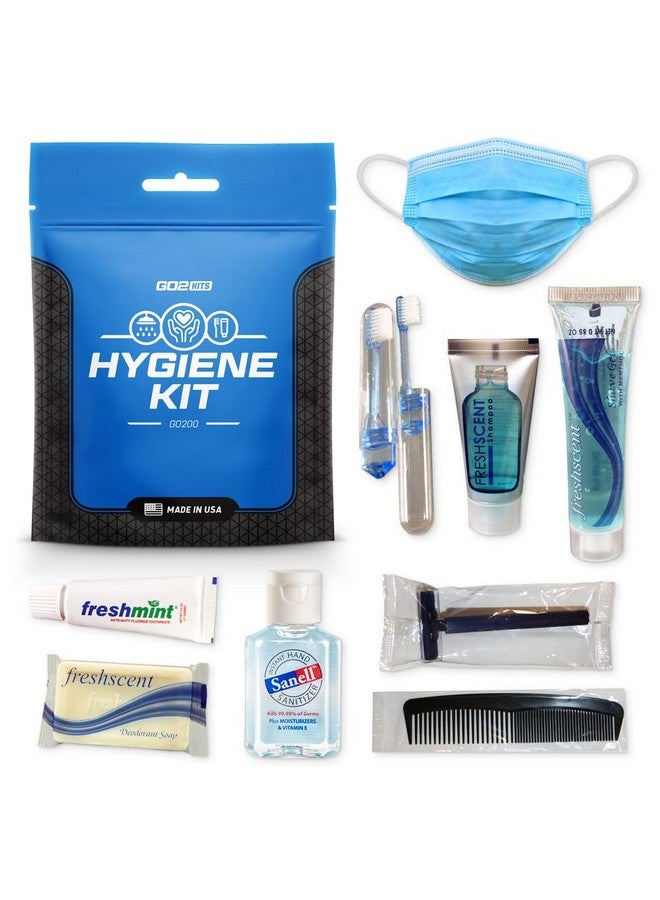 Hygiene Toiletry Ppe Kits For Travel Business Charity Made In Usa (1 Pack)
