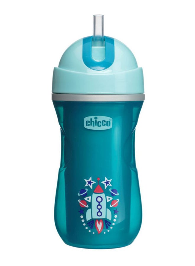 Insulated Sport Sippy Cup - Blue/Silver