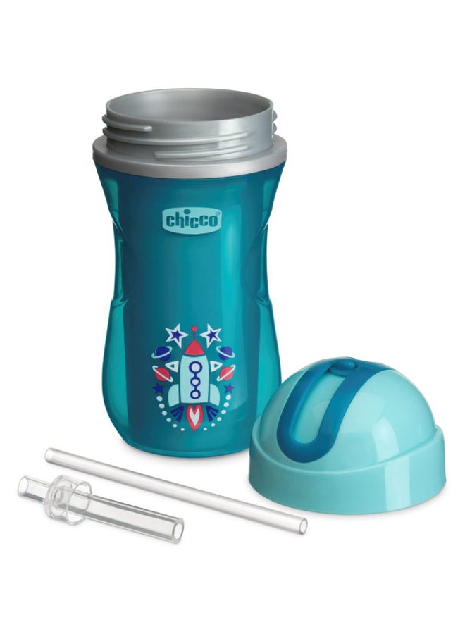 Insulated Sport Sippy Cup - Blue/Silver