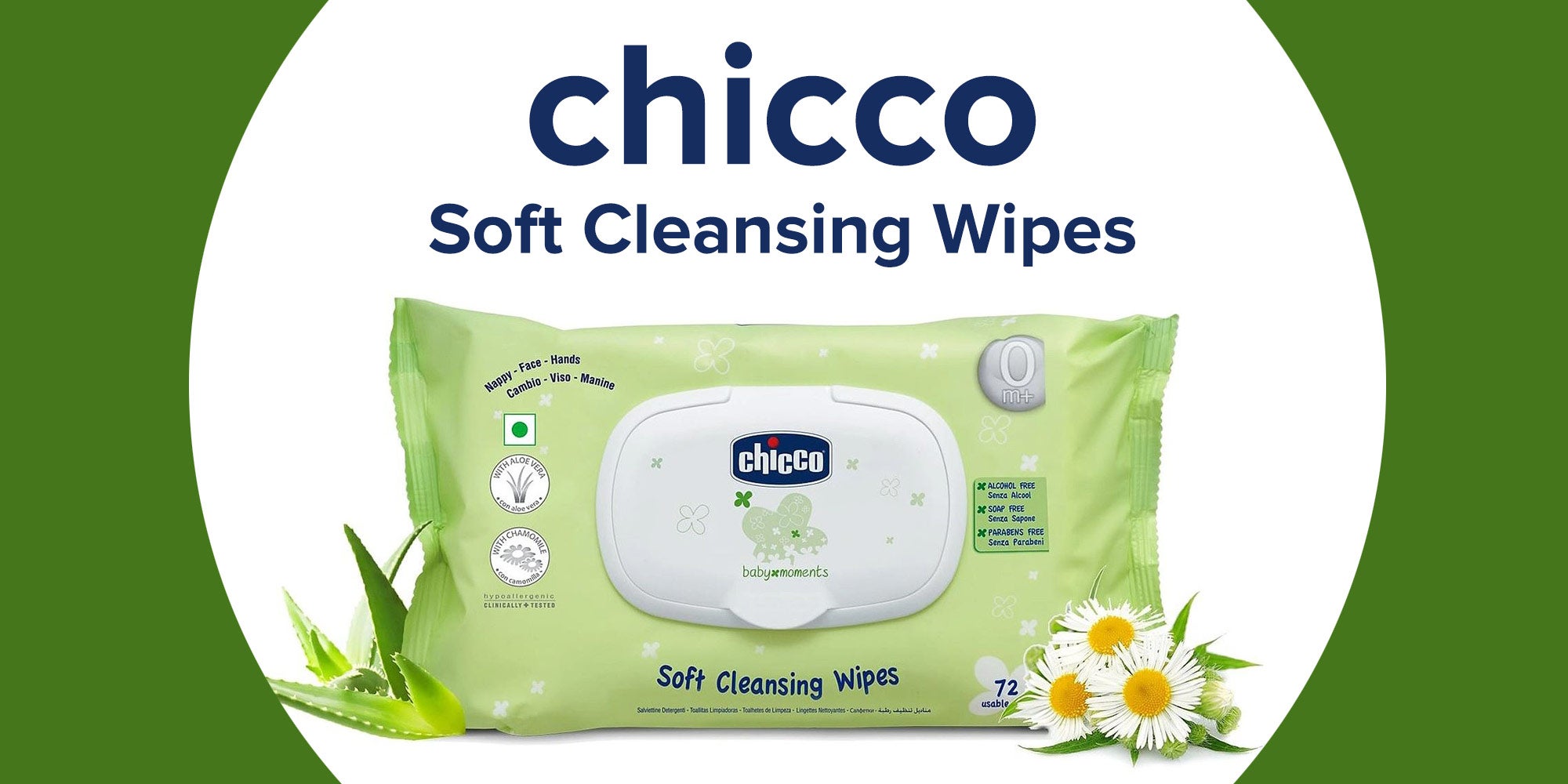 72 Piece Cleansing Wipes