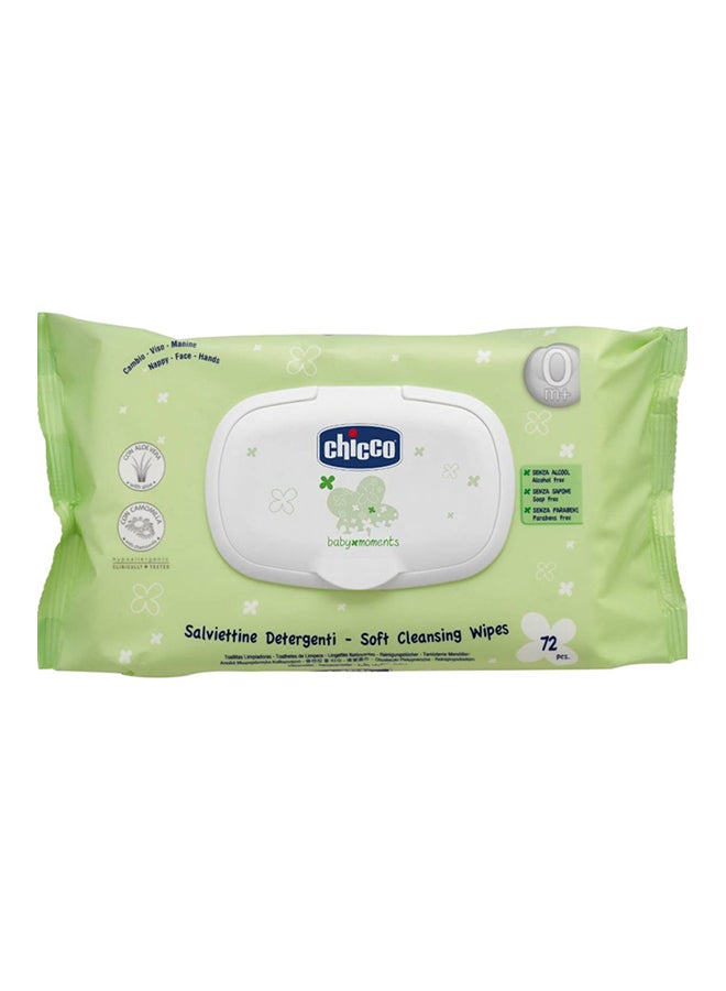 72 Piece Cleansing Wipes