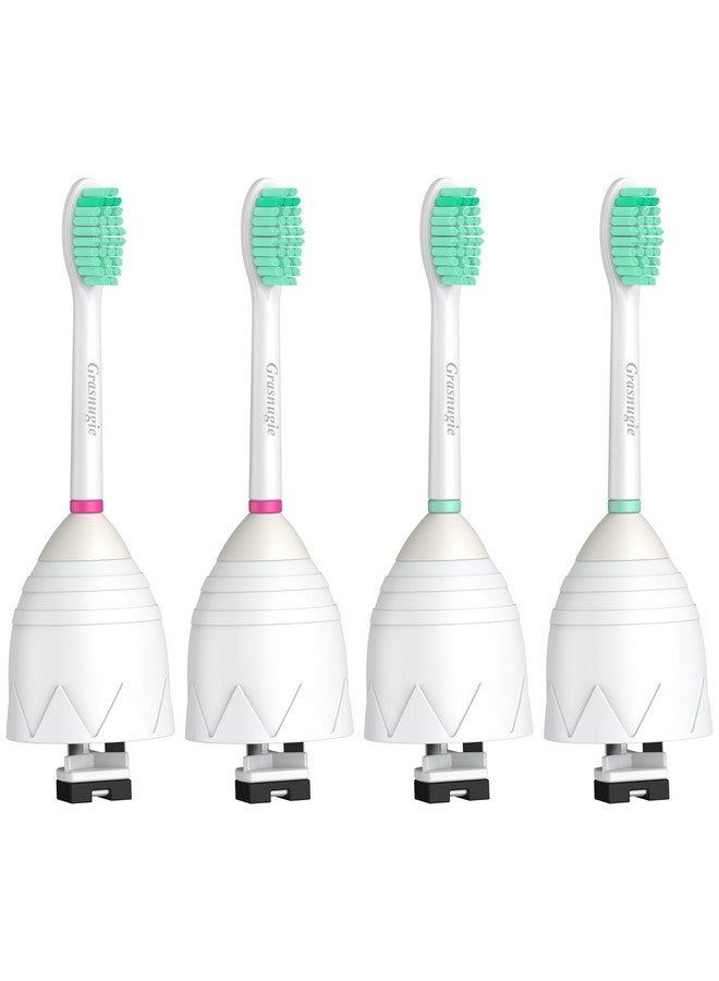 Replacement Toothbrush Heads Compatible With Philips Sonicare E Series Essence Cleancare Advance Elite Xtreme Electric Toothbrush Efficient Removal Of Dental Plaque 4Pack