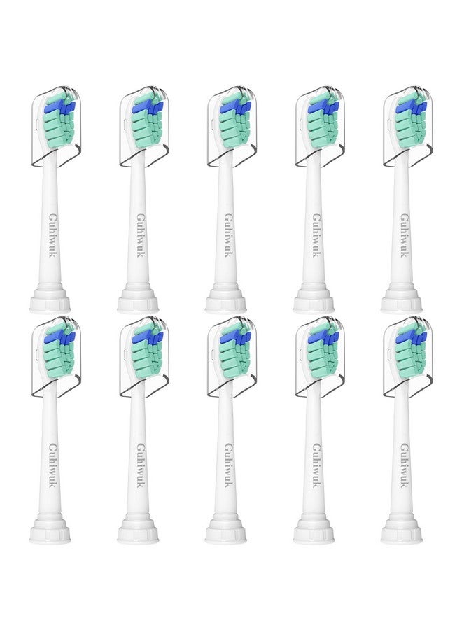 Replacement Toothbrush Heads For Philips Sonicare Electric Toothbrush Brush Heads Compatible With Phillips Sonicare Clickon Toothbrush Heads10 Pack