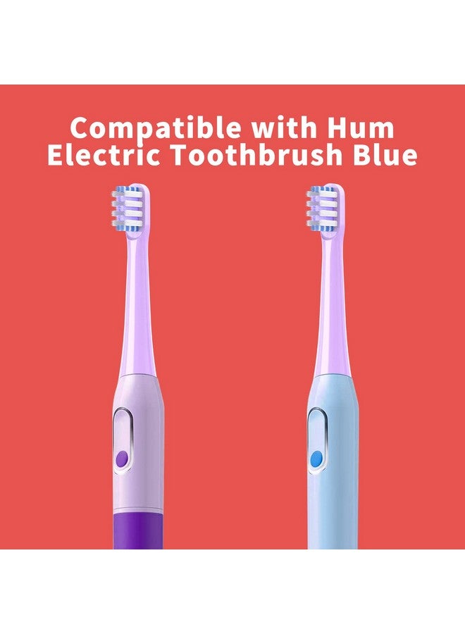 Replacement Toothbrush Heads Compatible With Colgate Hum Connected Smart Battery Toothbrush Refill Head Purple 12 Pack