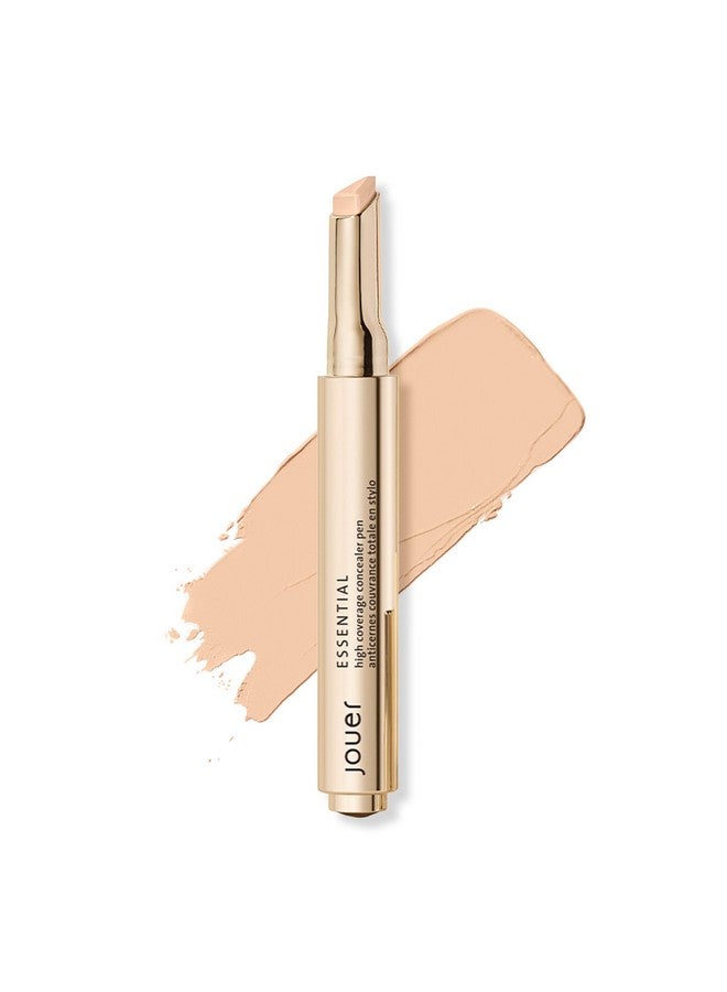 Essential High Coverage Concealer Pen Under Eye Concealer For Dark Circles Brightening Makeup For Eye Circles Color Corrector Eye Primer With Hyaluronic Acid And Vitamin E