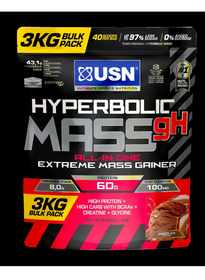 USN Hyperbolic Mass GH Chocolate 3kg