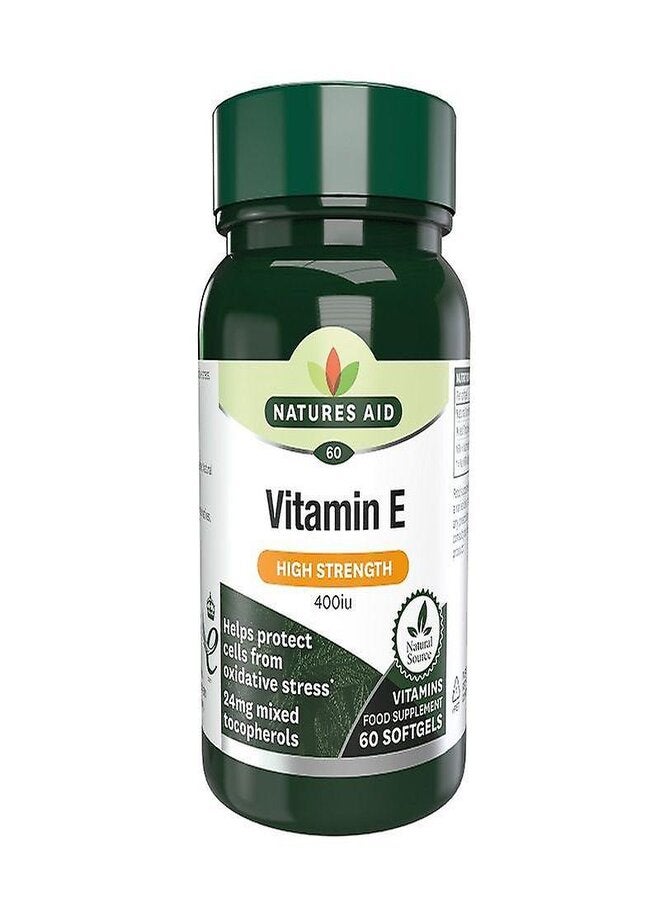 Vitamin E 400Iu Natural Form 60 Softgels