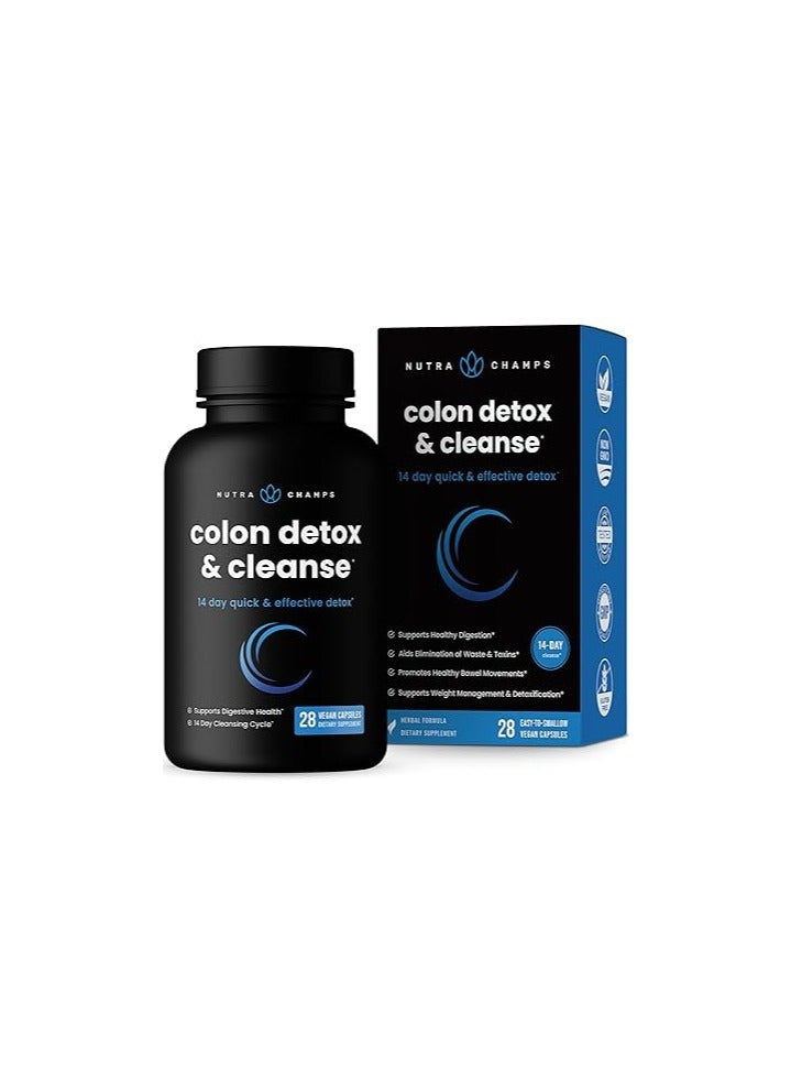 Colon Detox & Cleanse for Weight Loss 28 Capsule