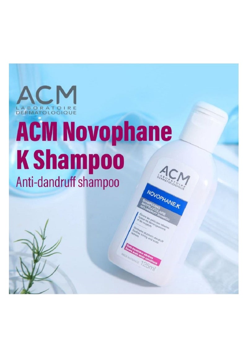 ACM Novophane K Anti-Dandruff Shampoo For Severe Scaly Scalp 125ml