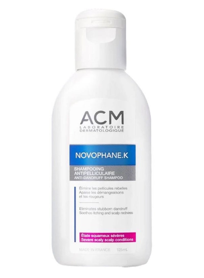 ACM Novophane K Anti-Dandruff Shampoo For Severe Scaly Scalp 125ml