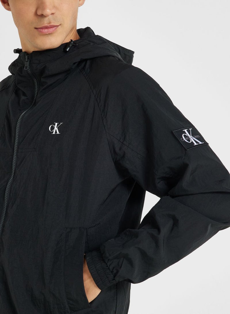 Logo Hooded Harrington