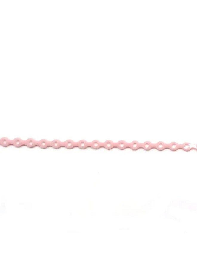 Dental Orthodontic Elastic Rubber Power Chain Braces Bands Short Long Close For Teeth Braces (Closed Pink)