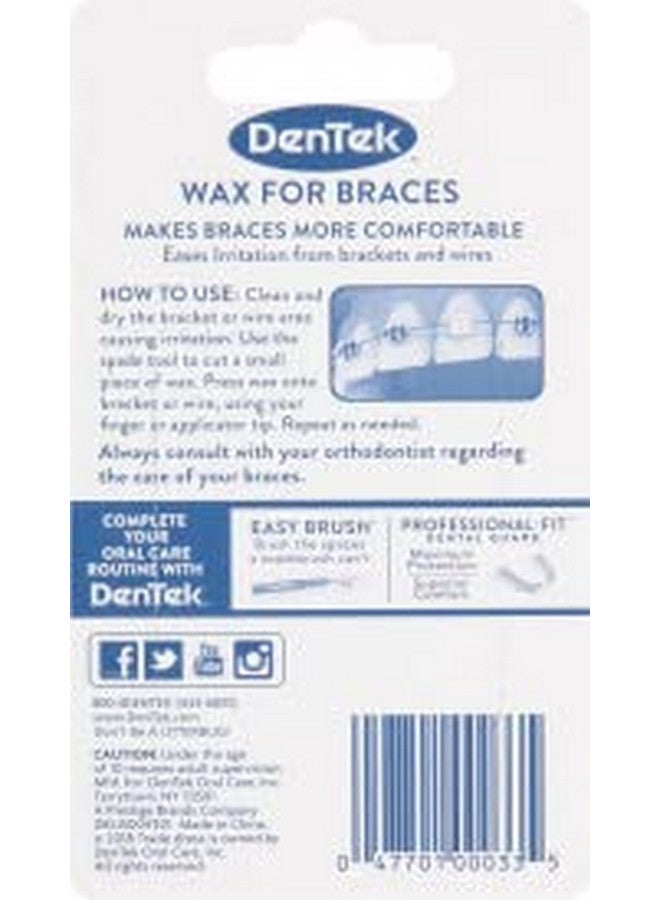 Wax For Braces 2 Count (Pack Of 6)