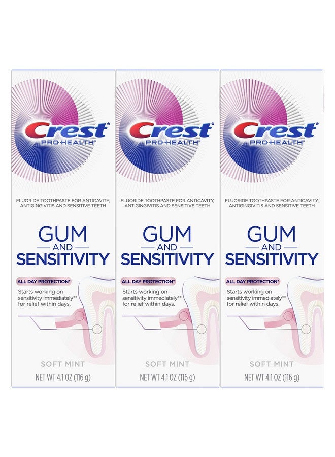 Prohealth Gum And Sensitivity Sensitive Toothpaste Allday Protection (Pack Of 3) 4.1 Oz