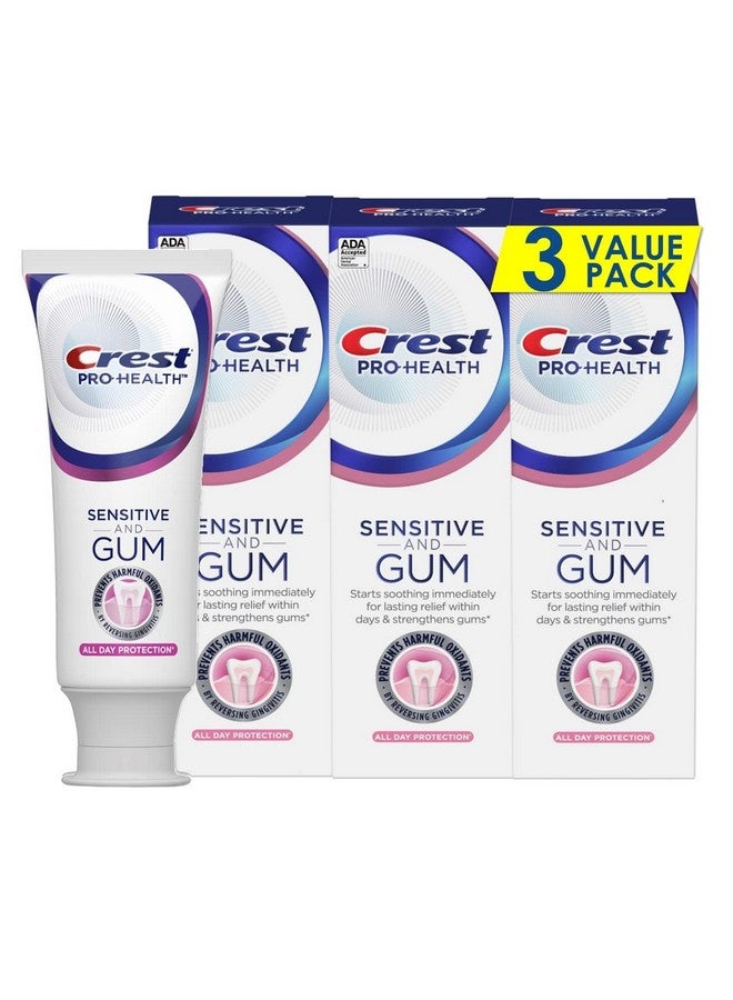 Prohealth Gum And Sensitivity Sensitive Toothpaste All Day Protection 3.7 Oz Pack Of 3