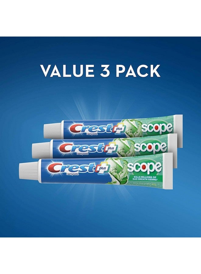 + Scope Complete Whitening Toothpaste Minty Fresh 5.4 Oz (Pack Of 3)
