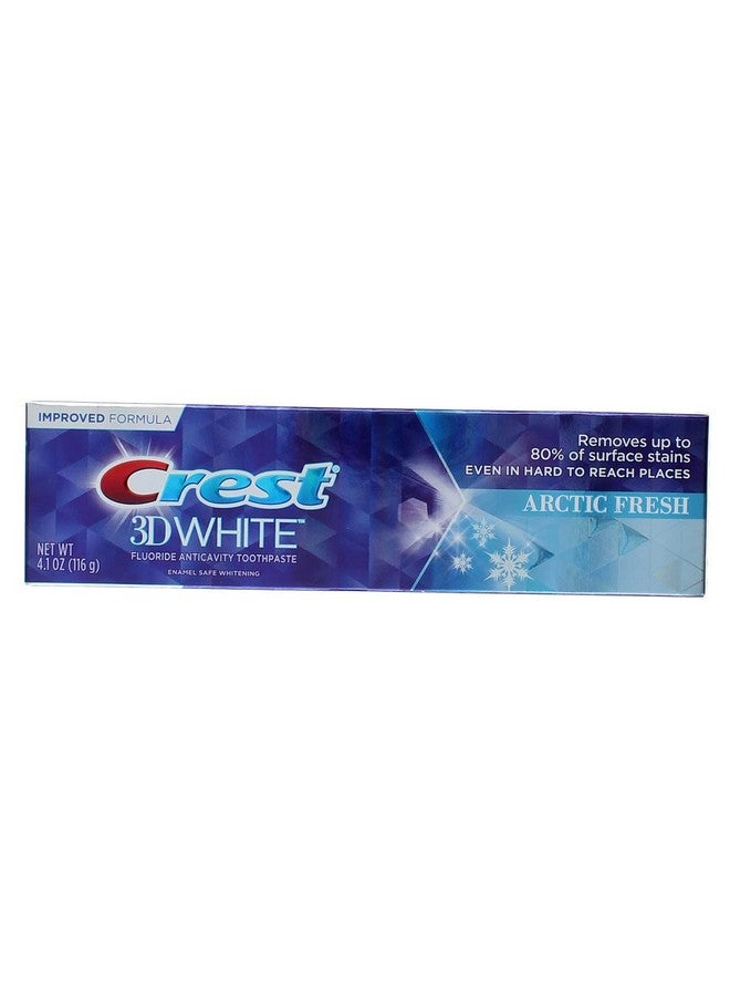3D White Fluoride Anticavity Toothpaste Arctic Fresh 4.1 Ounce
