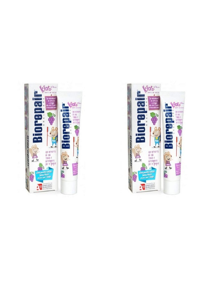 Kids 06 Oral Care Toothpaste Grape 1.7Fl.Oz 50Ml Pack Of 2