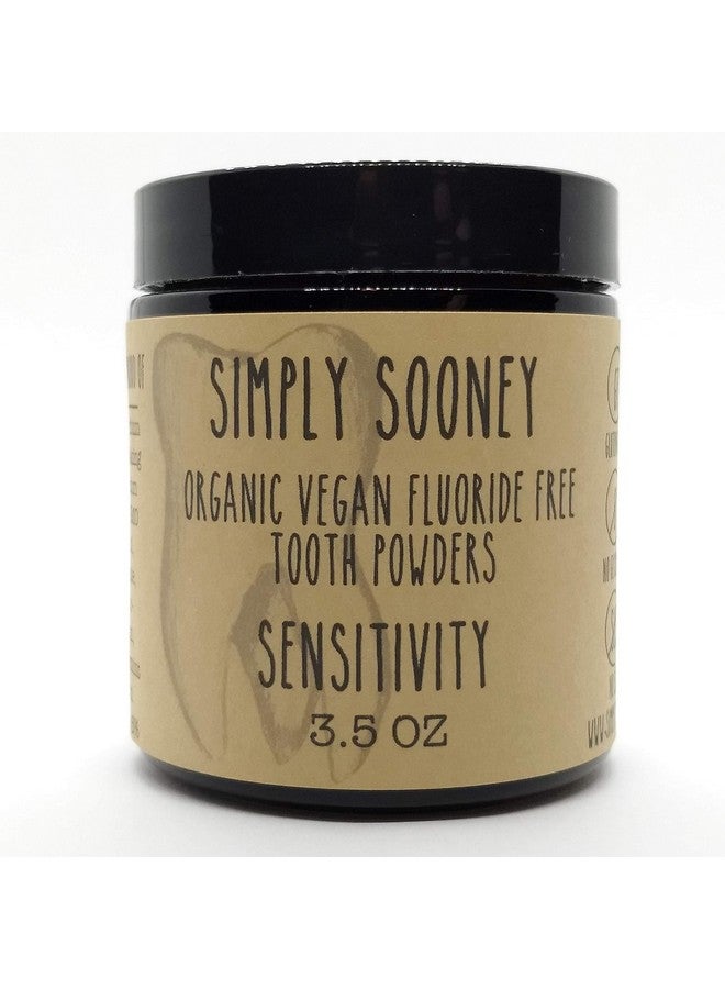 Glass Jar Organic Vegan Fluoride Free Remineralizing Tooth Powder Sensitivity Formula Cinnamon And Clove Flavor Value Size 6 Month Supply