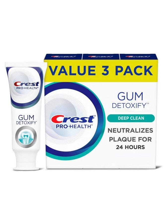 Prohealth Gum Detoxify Toothpaste Deep Clean 3.7 Oz Pack Of 3