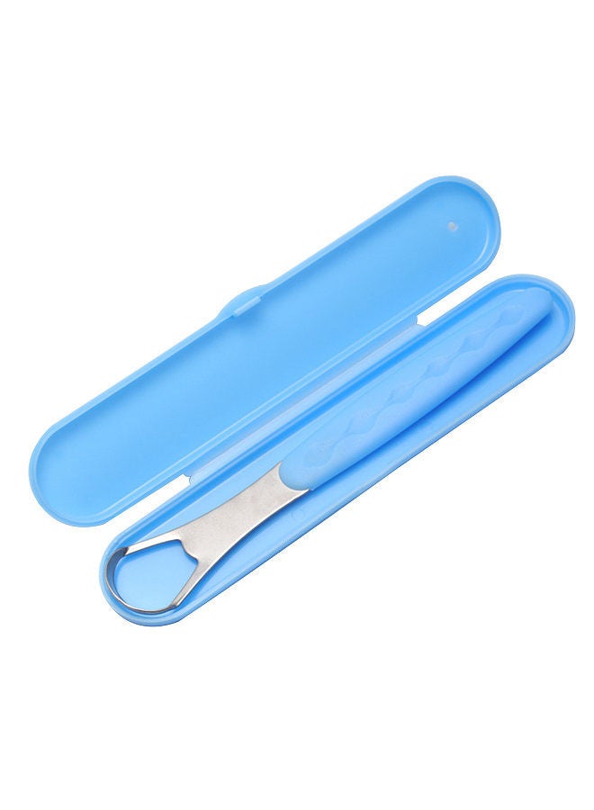 Stainless Steel Tongue Scraper Double Sided Curved Shape Tongue Cleaner for Adults Kids Improve Oral Condition Reduce Bad Breath