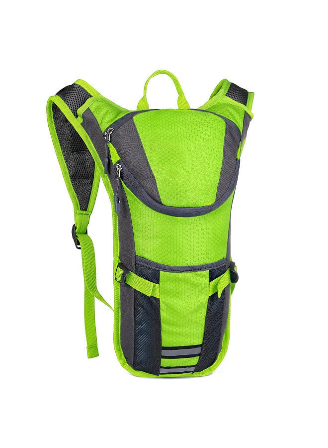 Hydration Nylon Outdoor Water Bladder Backpack Green