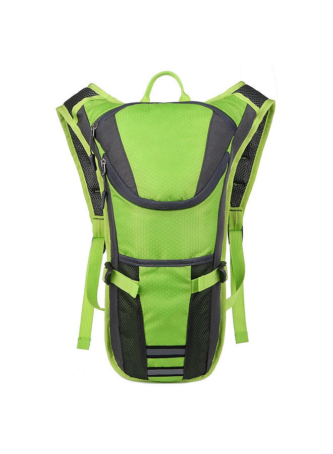 Hydration Nylon Outdoor Water Bladder Backpack Green