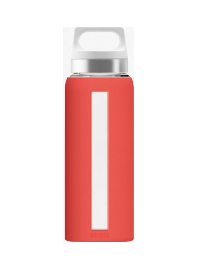 Glass Water Bottle Scarlet