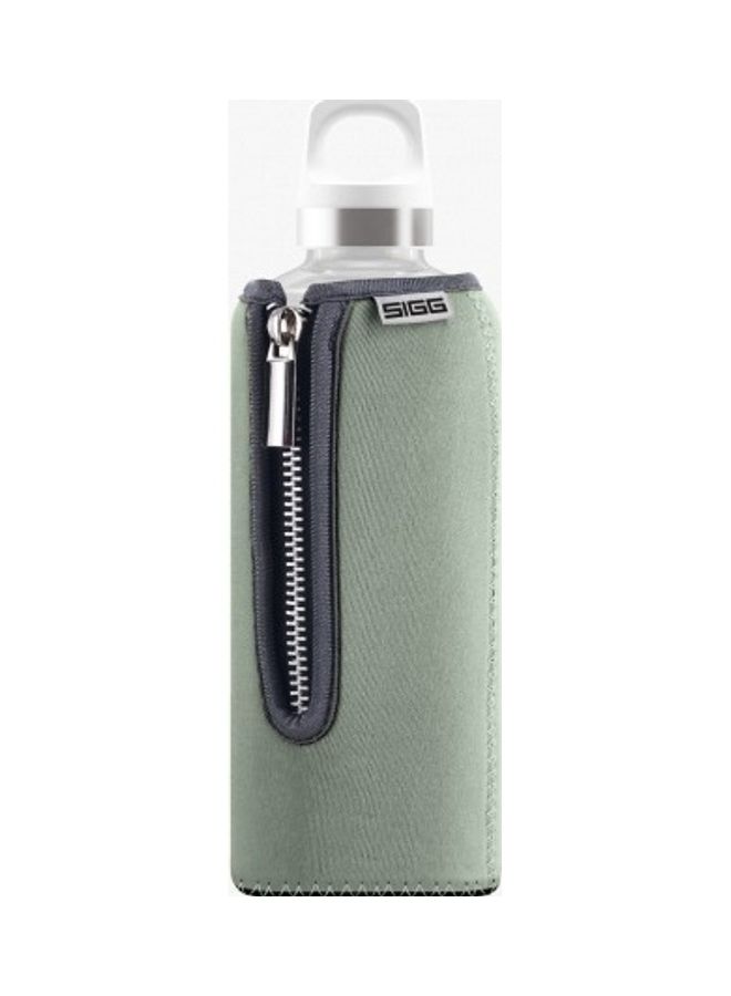 Glass Water Bottle Grey