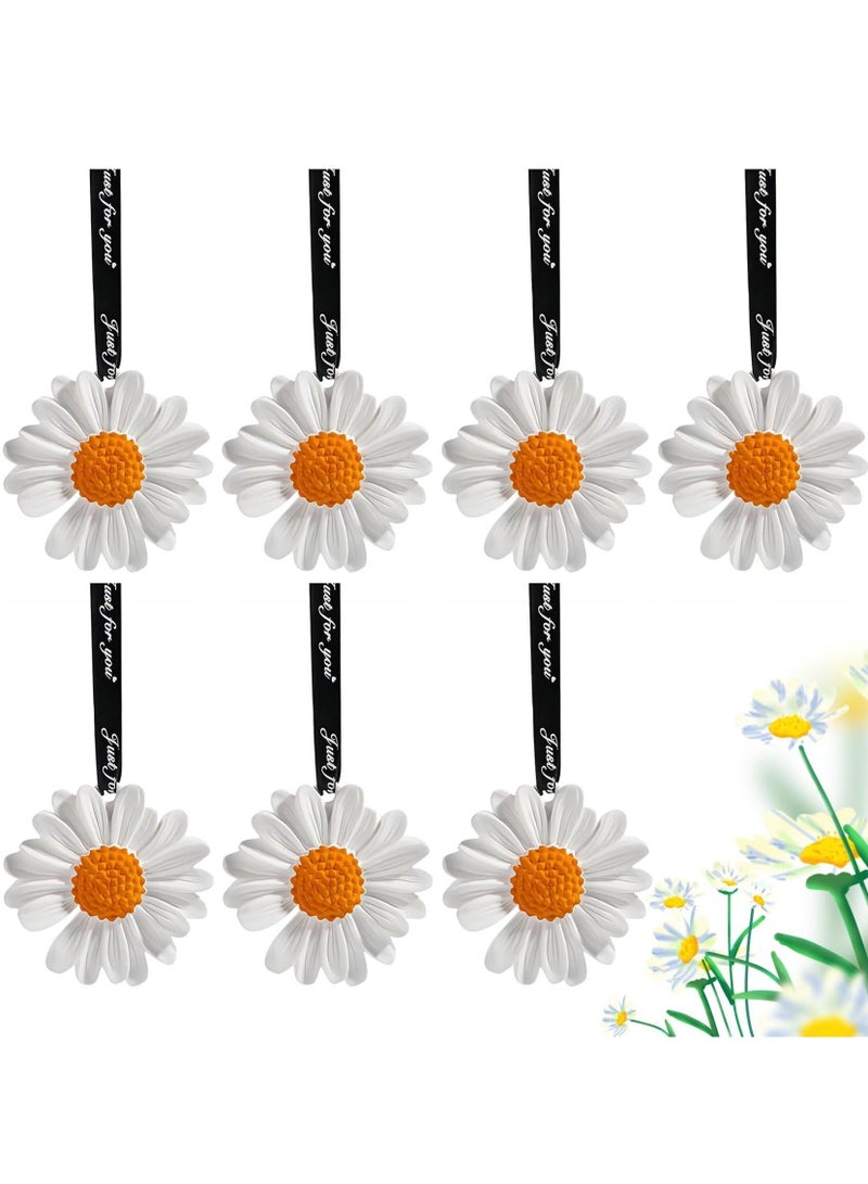 Scented Sachet Daisy Decorations - Closet Air Freshener for Lasting 180 Days, 7 Fragrance Hanging Aromatherapy, Air Freshener Bags for Drawers, Closets, Cars (7Pcs)