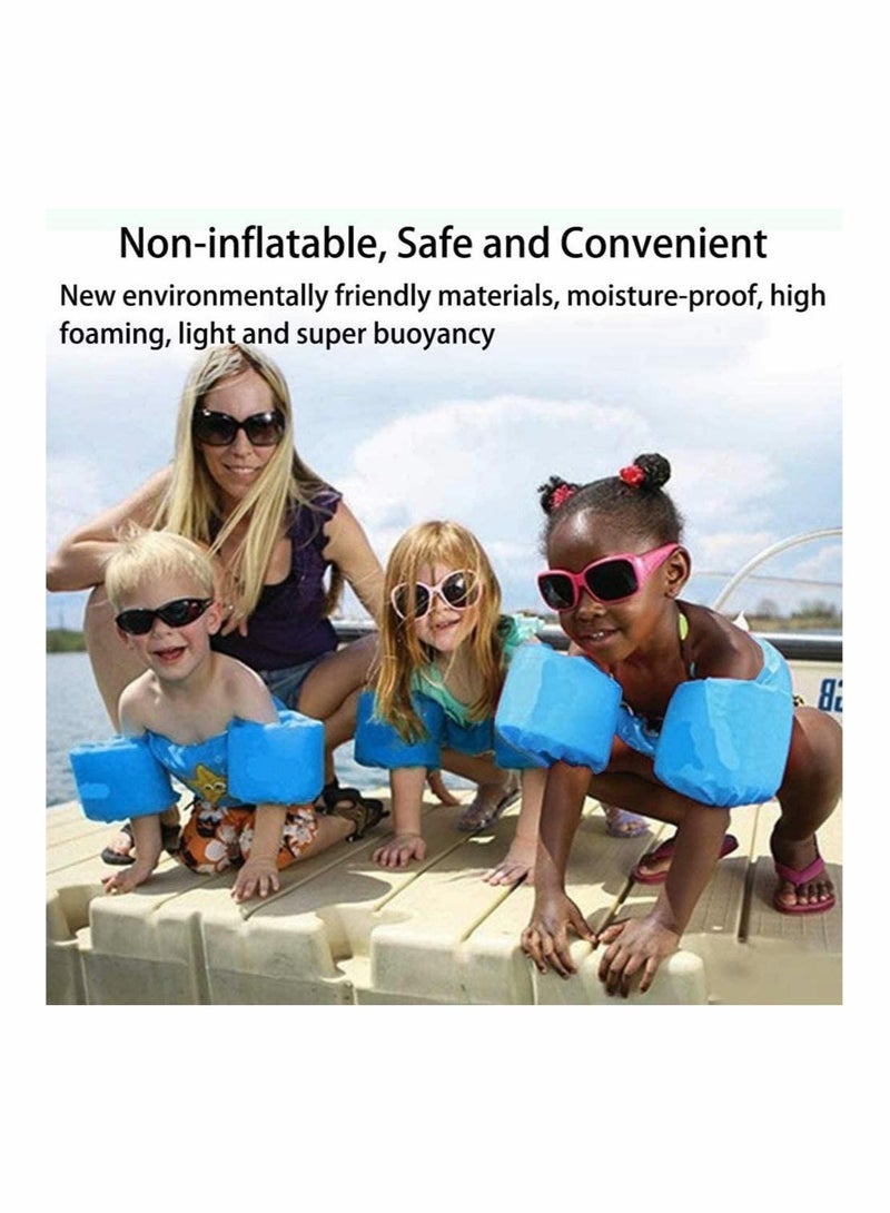 Swimming Arm Bands Float Vest  Swimming Float Vest, Swim Training Jacket, Arm Bands Kids for Girls and Boys 2-6 Year Old to Swim